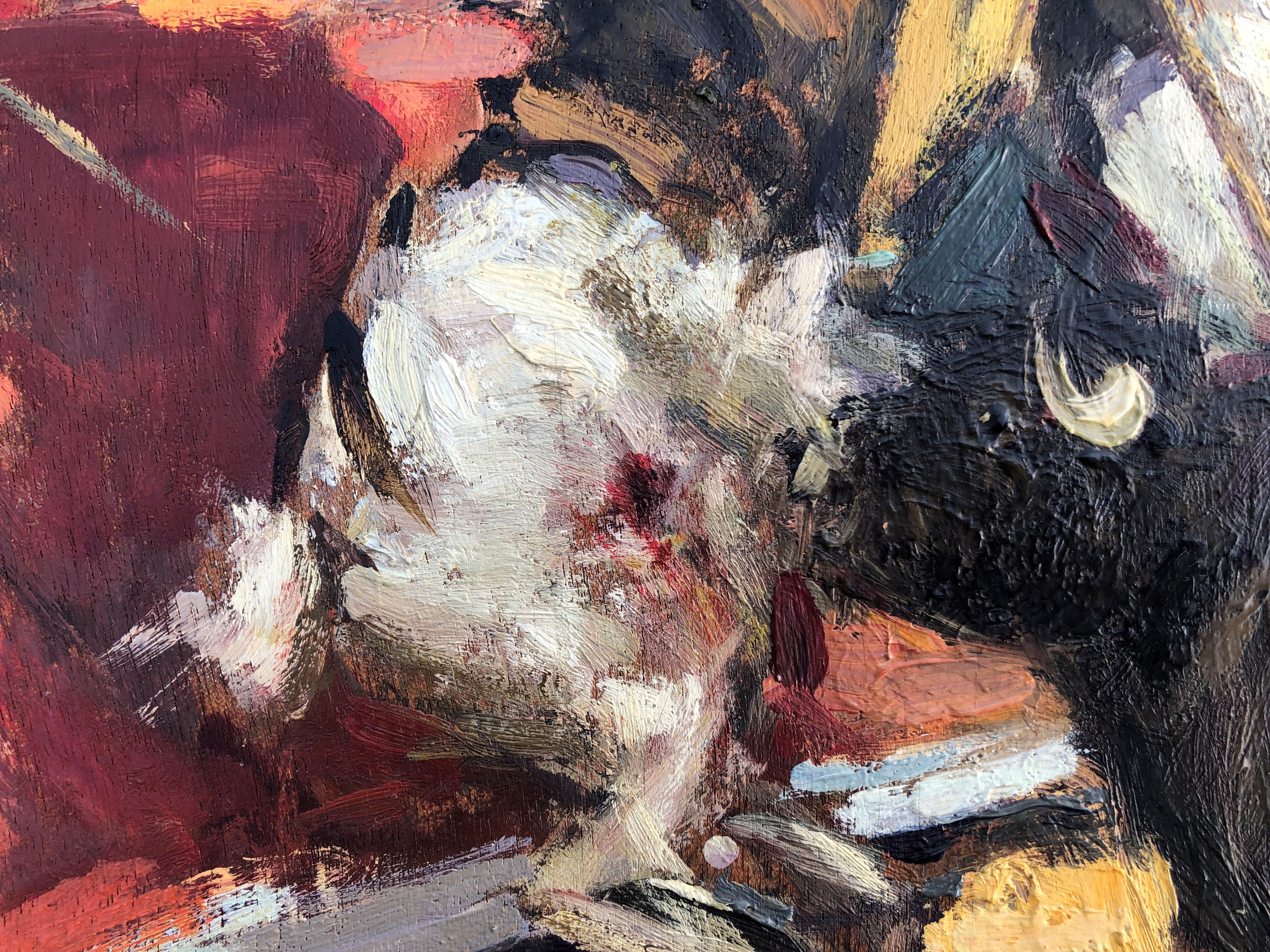 Joaquin Terruella bullfighting scene oil painting 3
