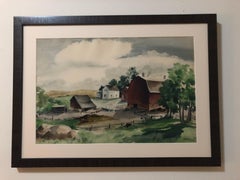"Deserted Farmyard, Minnesota, 1938, " Rural Midwestern Great Depression Scene