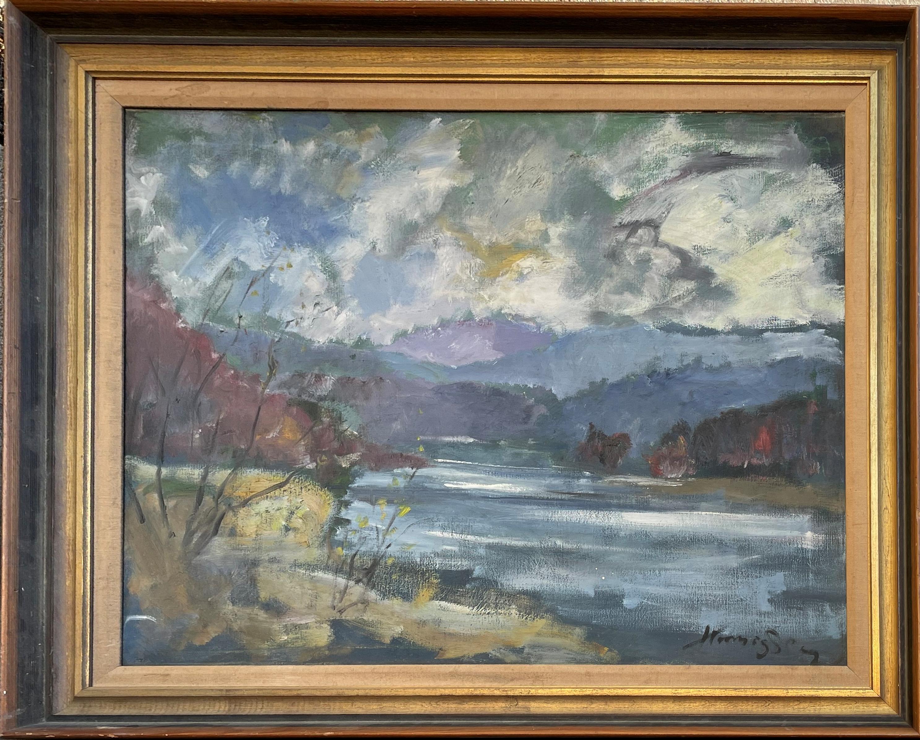 Mohansic Lake, Westchester, New York
Oil on canvas
24 x 30 inches
Signed lower right

Born in St. Fiden (St. Gallen), Switzerland, John Hansegger was educated in Europe. He had his first one-man show in Zug, Switzerland in 1928 where the local press
