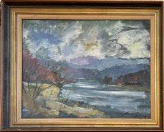 "Mohansic Lake, Westchester, New York, " John Hansegger, Modernist Landscape