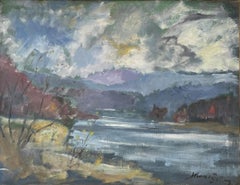 "Mohansic Lake, Westchester, New York, " John Hansegger, Modernist Landscape