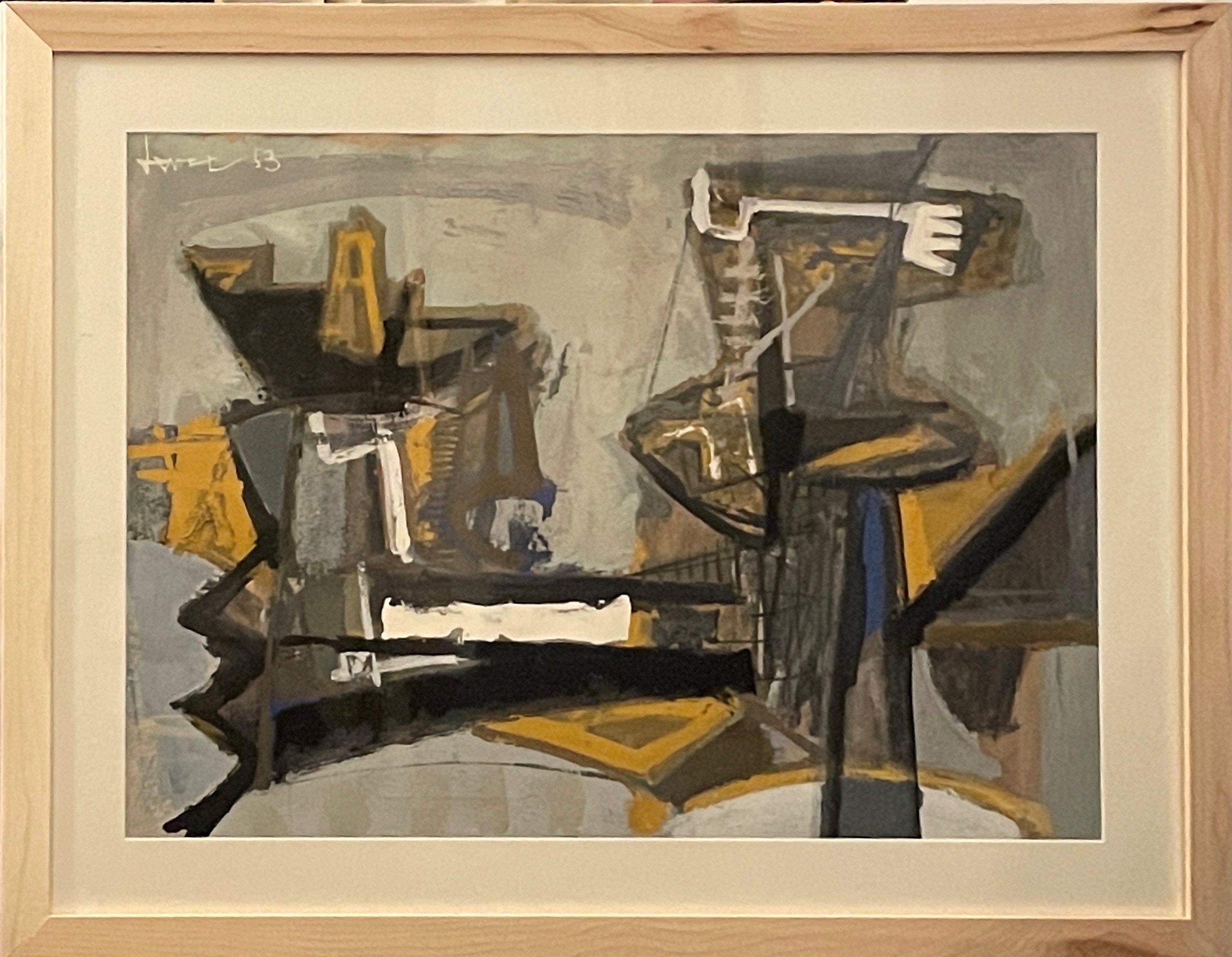 John Levee (1924 - 2017)
Untitled, 1953
Gouache on paper
17 1/2 x 24 1/2 inches
Signed and dated upper left

Provenance:
Private Collection, Torrance, California
Private Collection, Valley Village, California

Exhibited:
Cleveland Museum of Art,