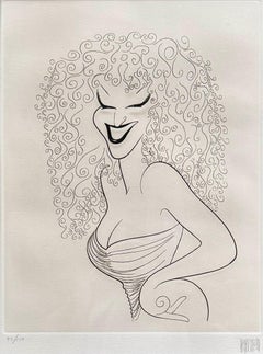 Bette Midler Legendary Film and Recording Star Icone gay. 20e siècle Litho