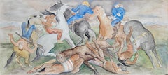 1930s Figurative Drawings and Watercolors