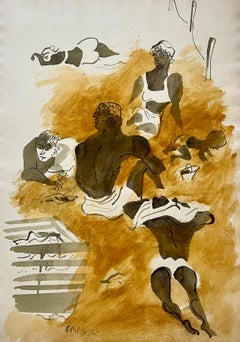 American Modern Drawings and Watercolor Paintings