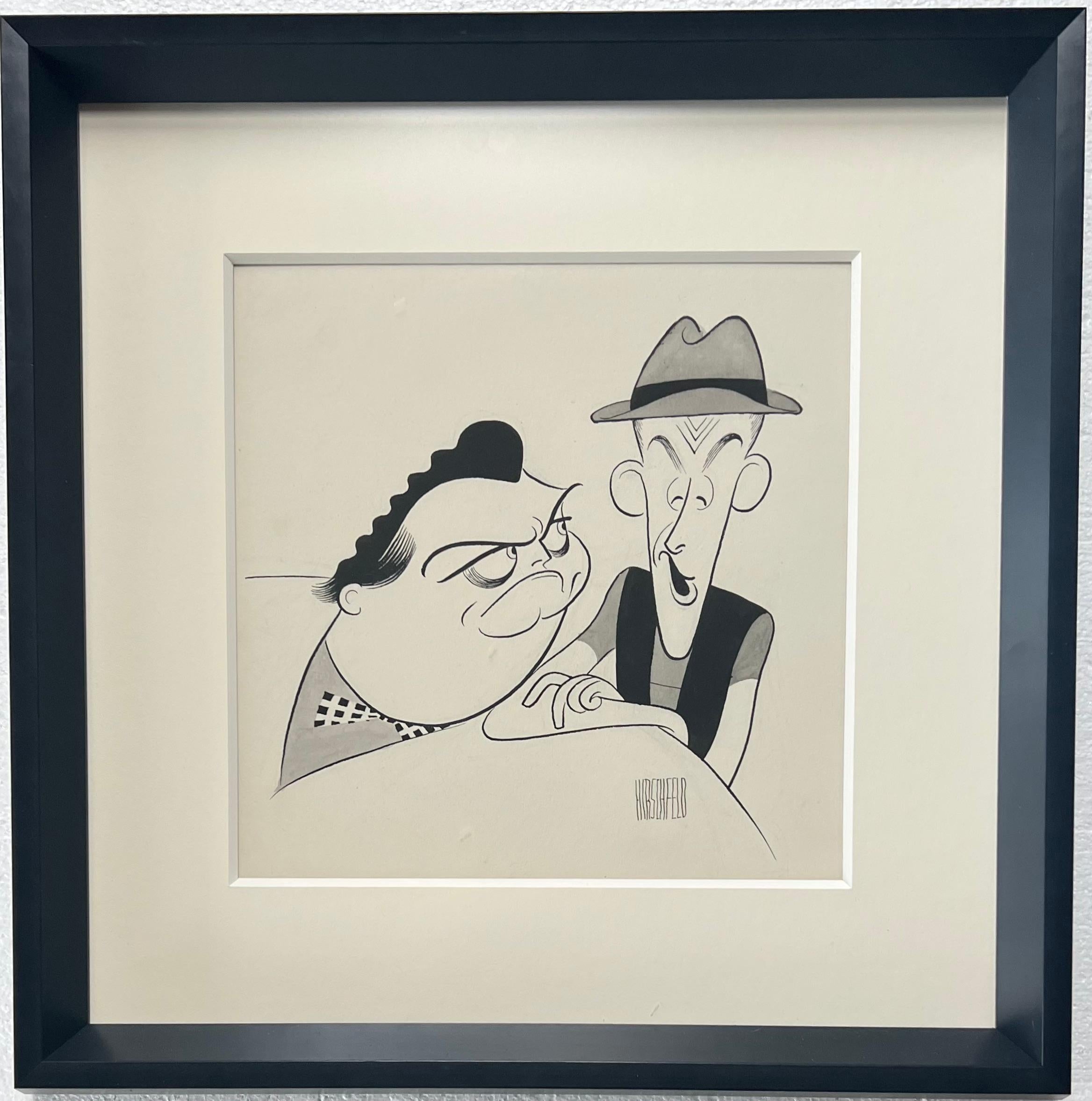 Honeymooners Classic TV Emmy Awards Caricatura di Jackie Gleason Art Carney Disegno. Le dimensioni della tavola sono 16 1/2 x 16 `1/2 pollici.

Provenienza:
Tenuta di Michael Lange - co-creatore del Festival musicale di Woodstock.  

BIO
I disegni