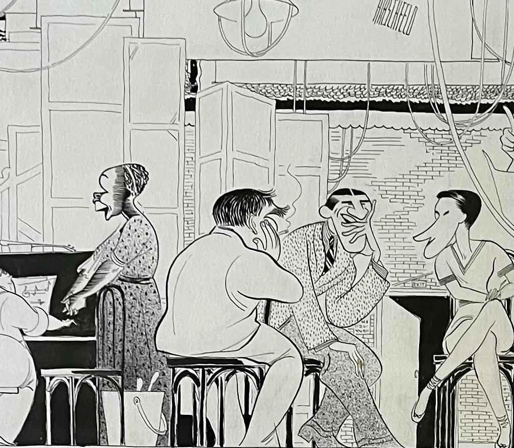 « At Home Abroad », pièce de Broadway datant de 1935, illustration publiée dans le NY Times 20e siècle - Performance Art par Albert Al Hirschfeld