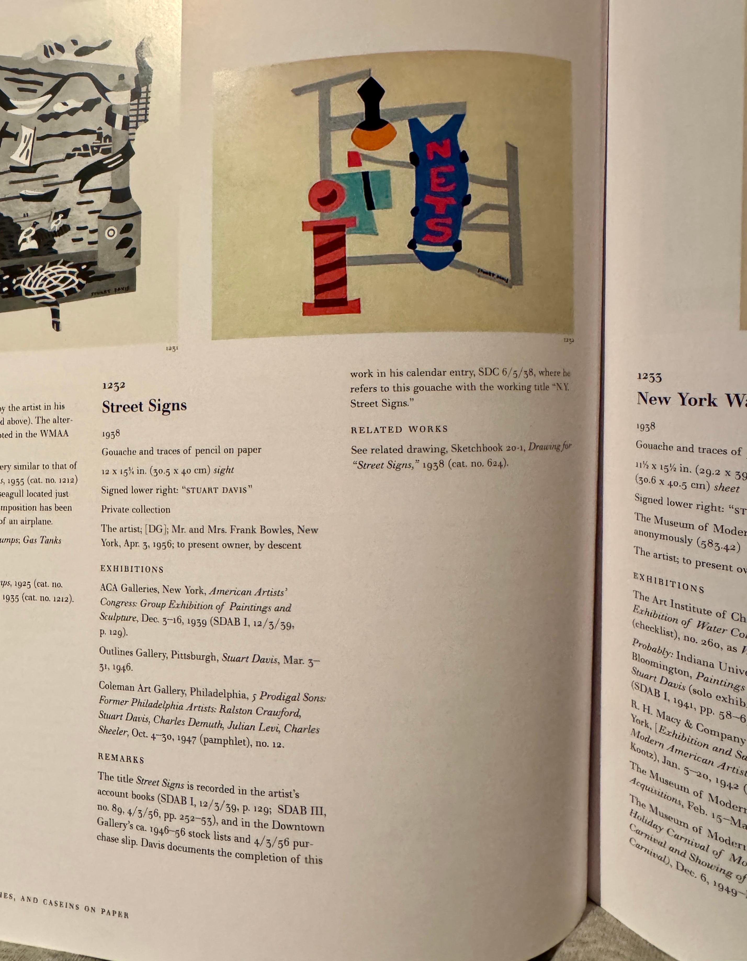 „NY Street Signs“ Mid-20. Jahrhundert WPA 1938 Modernistische abstrakter Realismus Pop Art im Angebot 4