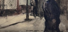 Due uomini in strada Inizio XX secolo c/c Fauvismo Realismo sociale Scena americana