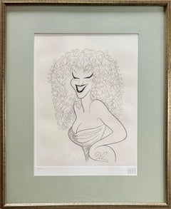 Bette Midler Legendary Film and Recording Star. Gay Icon. 20th Century Litho