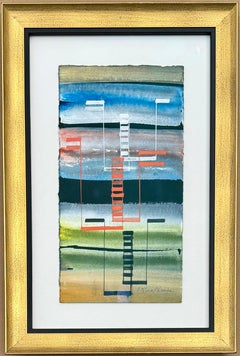 ABSTRACT American Woman Abstract Non-objective Mid 20th Century Modern Drawing