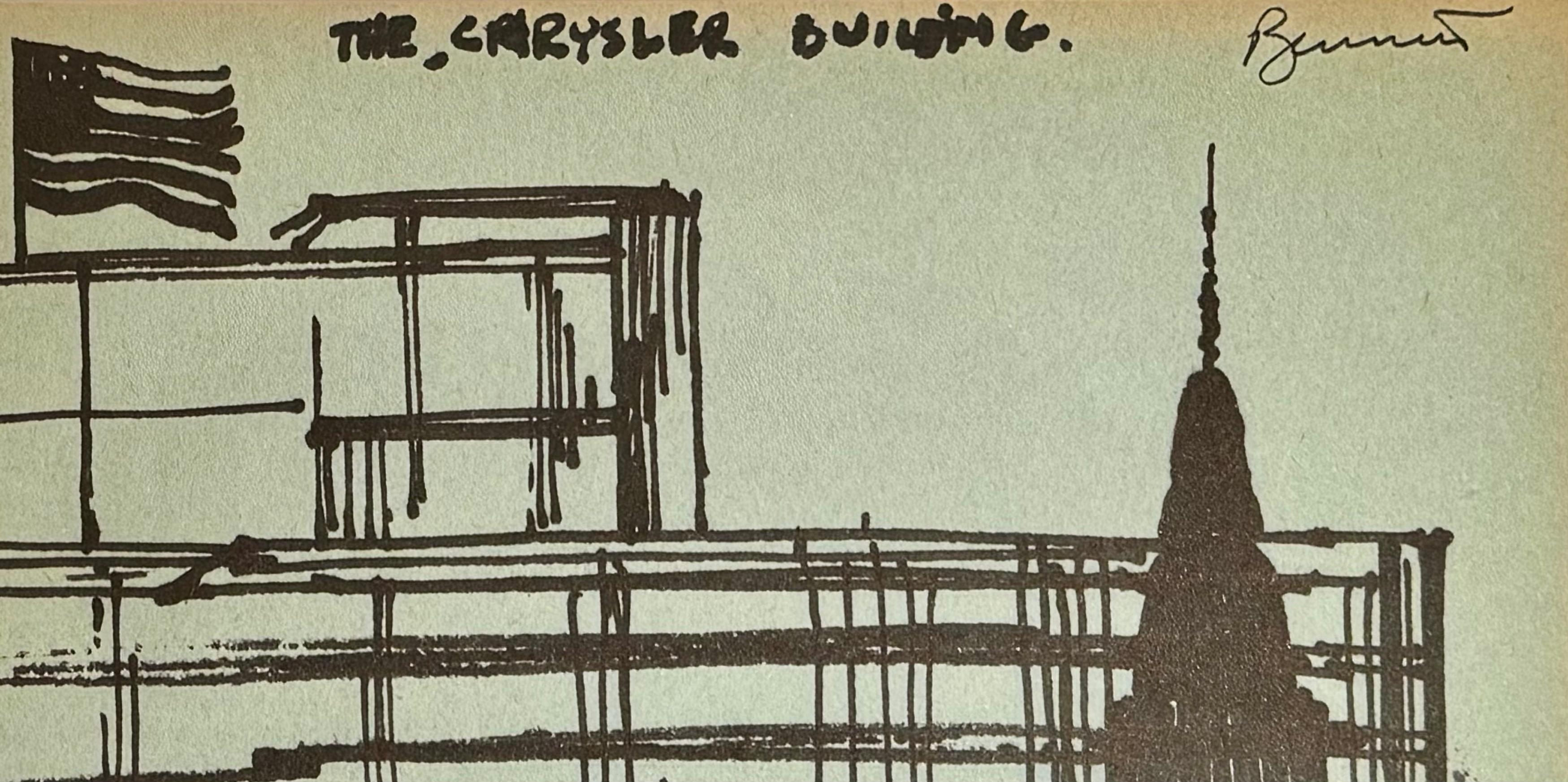 Leggendario disegno contemporaneo originale di Tony Bennetts 