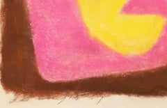 "Senza titolo" Astratto americano della metà del XX secolo  Astrazione in campo cromatico degli anni '60