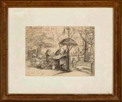 NYC Park Scene Escena Americana Realismo Social WPA Mujer Artista Realismo Ashcan