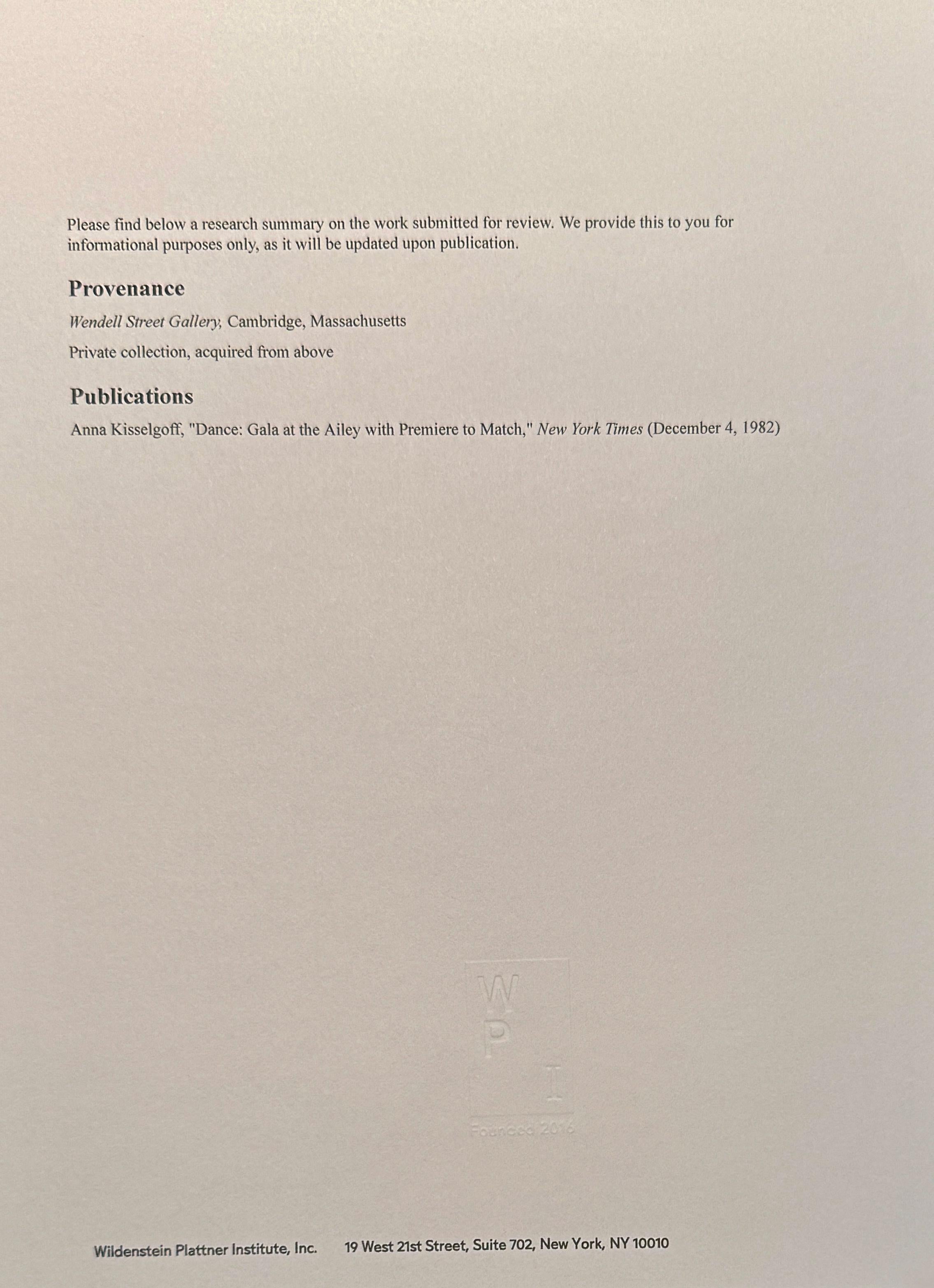Pont Paysage urbain afro-américain contemporain 20e siècle Alvin Ailey NY en vente 1