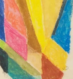 "Untitled" Mid 20th Century American Abstract  1960s Color Field Abstraction