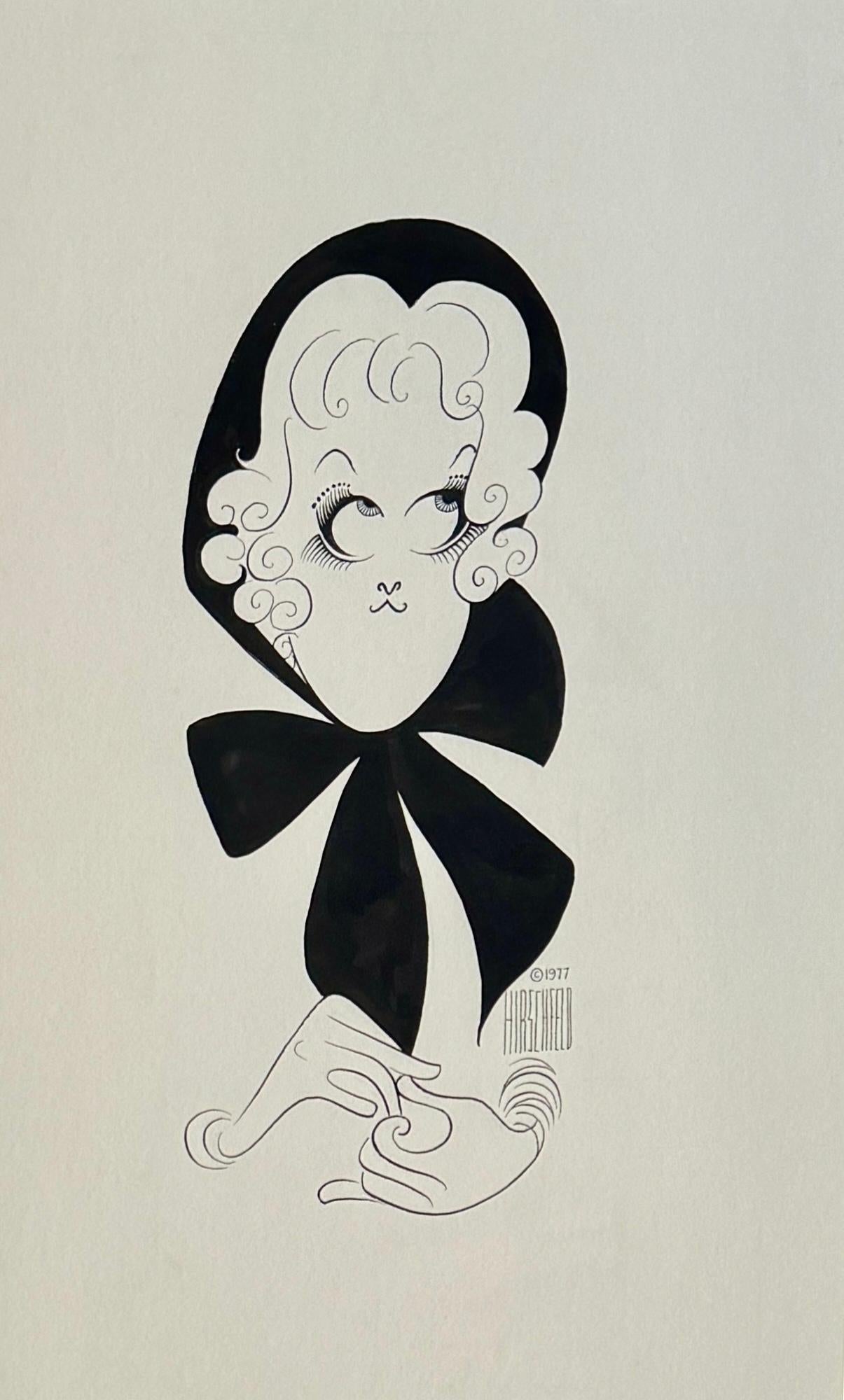 Meryl Streep in "Happy End" Broadway Debut. Original Drawing NYT Published Icon