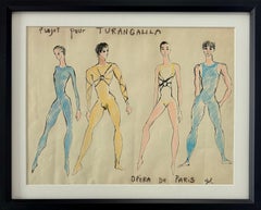Costume Design for the Opèra De Paris by Iconic French Fashion Designer YSL