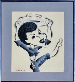 Mary Martin "South Pacific" Broadway Musical Theatre Caricature Tony Award