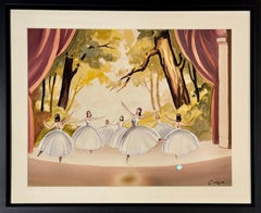 Ballerinas Dancing Mid 20th Century Classical Dancers