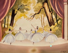 Ballerinas Dancing Mid 20th Century Classical Dancers