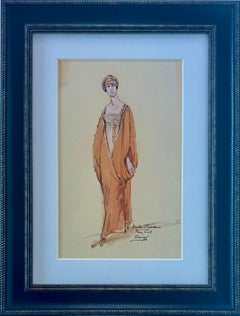 Barbra Streisand "Funny Girl" Film Costume Design Academy Award Oscars Orange