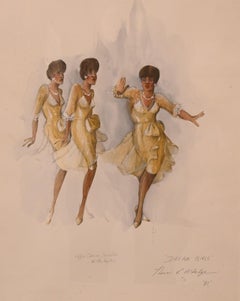 "Dreamgirls" Original 1981 Broadway Musical Costume Design Tony Award Diana Ross