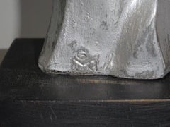 Abstract Sculpture Mid 20th Century Modern Non Objective Biomorphic Plaster WPA