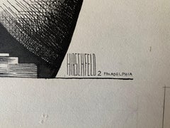 Buddy Hackett Original Drawing 1964 Broadway Musical published in New York Times