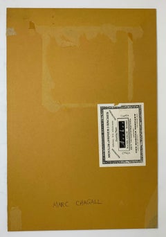 "Marc Chagall" Original Drawing Illustration Caricature William Saroyan book