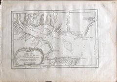 Antique Map of Argentina and Uruguay, La Plata, Buenos Aires, Montevideo