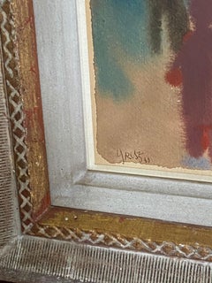 George Grosz, NYC City Scene, Modernismus, Aquarell  Deutscher Expressionismus Weimar