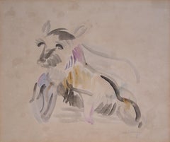 Raoul Dufy: „Le Chien (Terrier), französischer Fauvismus, Haustier