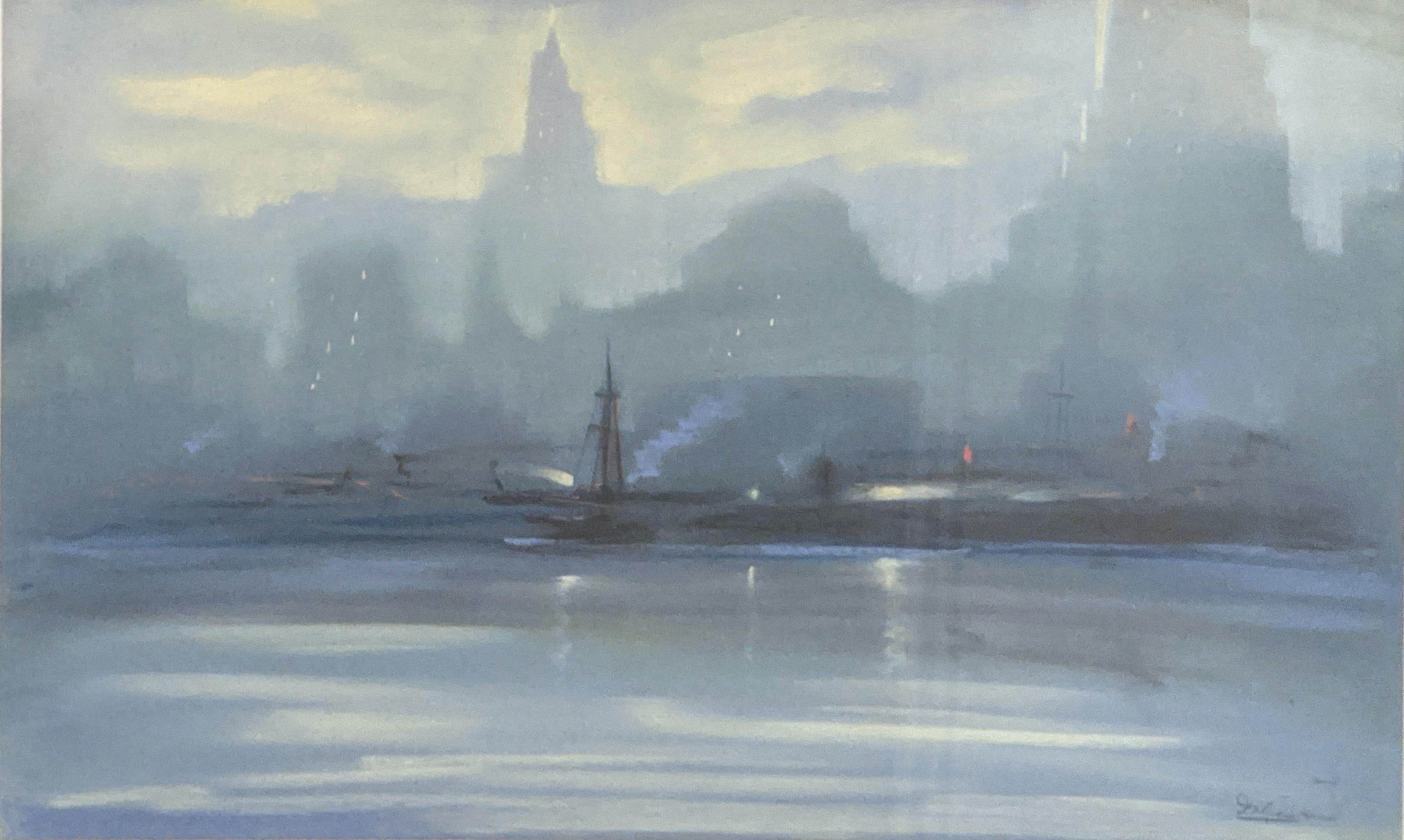 Leon Dolice (1892 - 1960)
New York Harbor Skyline at Twilight (Harmony), circa 1930-40
Pastel on paper
12 x 19 inches
Signed lower right

Provenance:
Spanierman Gallery, New York

The romantic backdrop of Vienna at the turn of the century had a