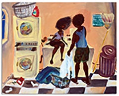 "Lovers Doin Laundry" Signed Limited Edition Print