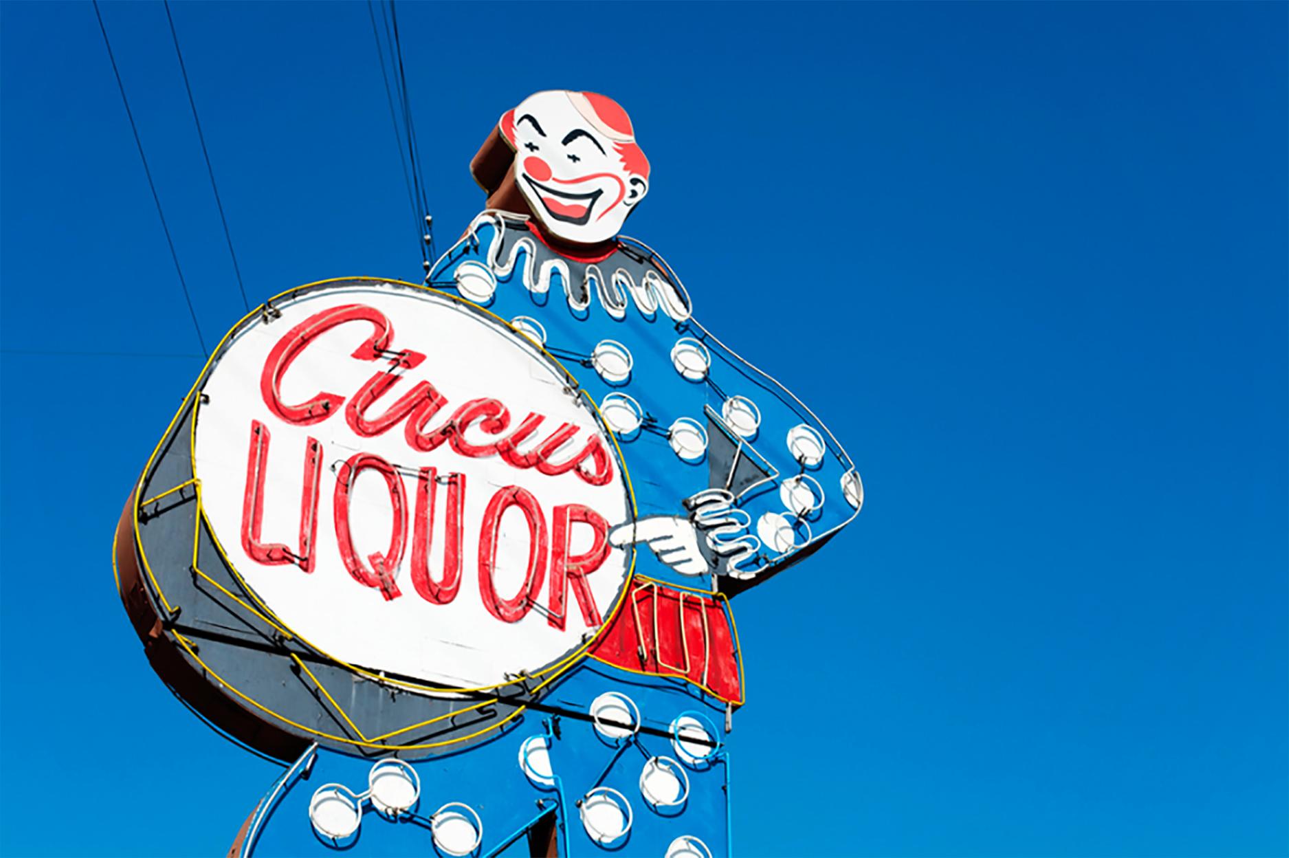 "Circus Liquor"  Type C Metallic Print  - Photograph by Jen Zahigian