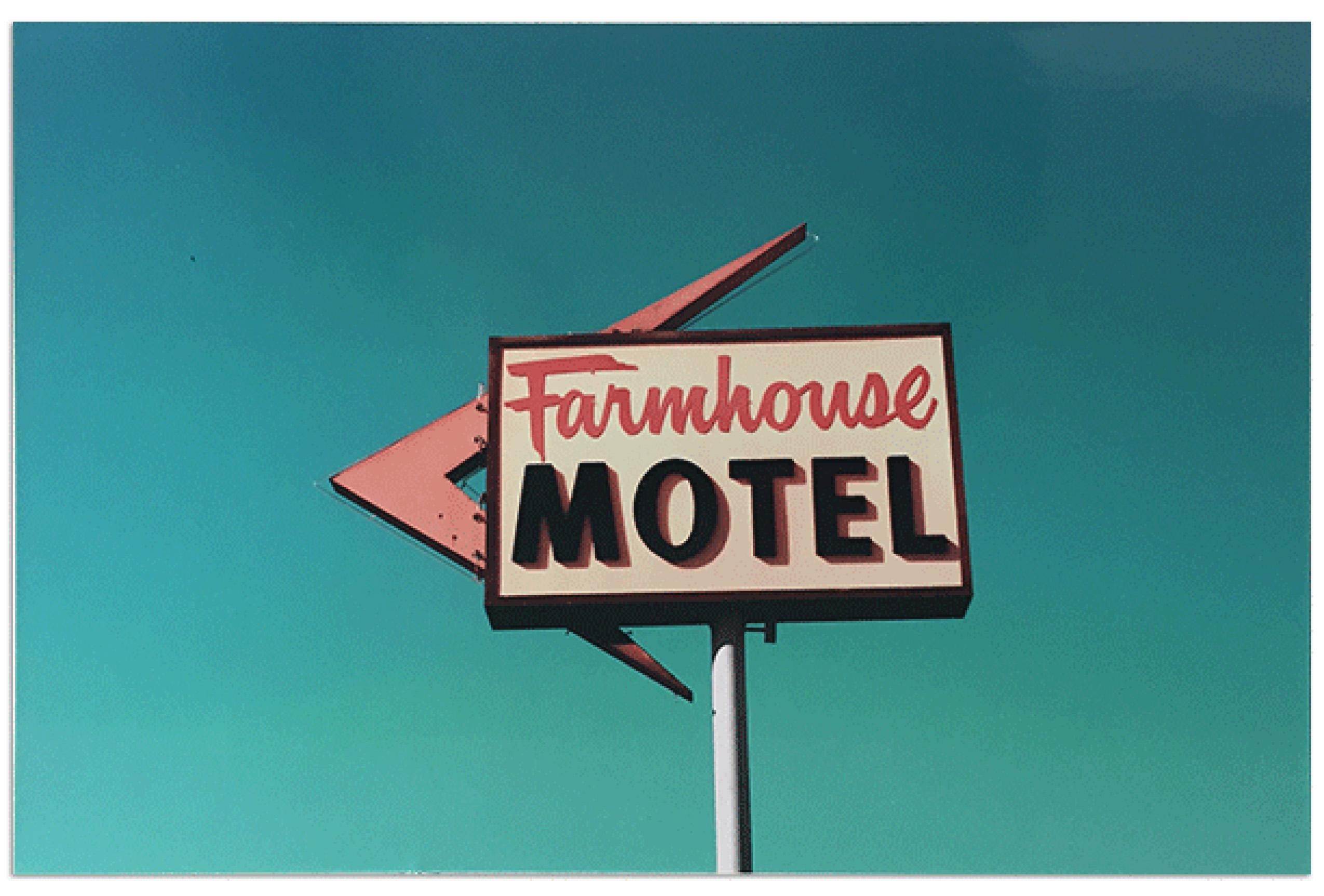 "Farmhouse Motel"  Type C Metallic Print  - Photograph by Jen Zahigian
