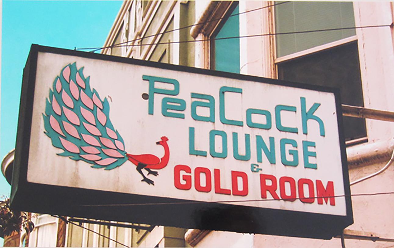 "Peacock Lounge" Type C Metallic Print  - Photograph by Jen Zahigian