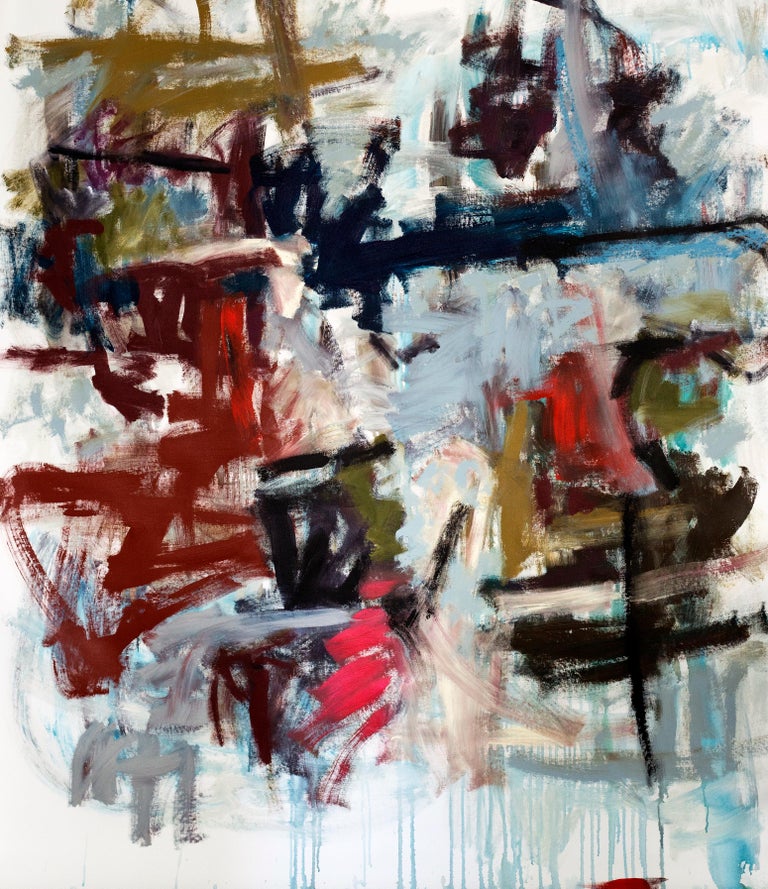 Rose Masterpol Phoenix Abstract Art Acrylic On Canvas For Sale