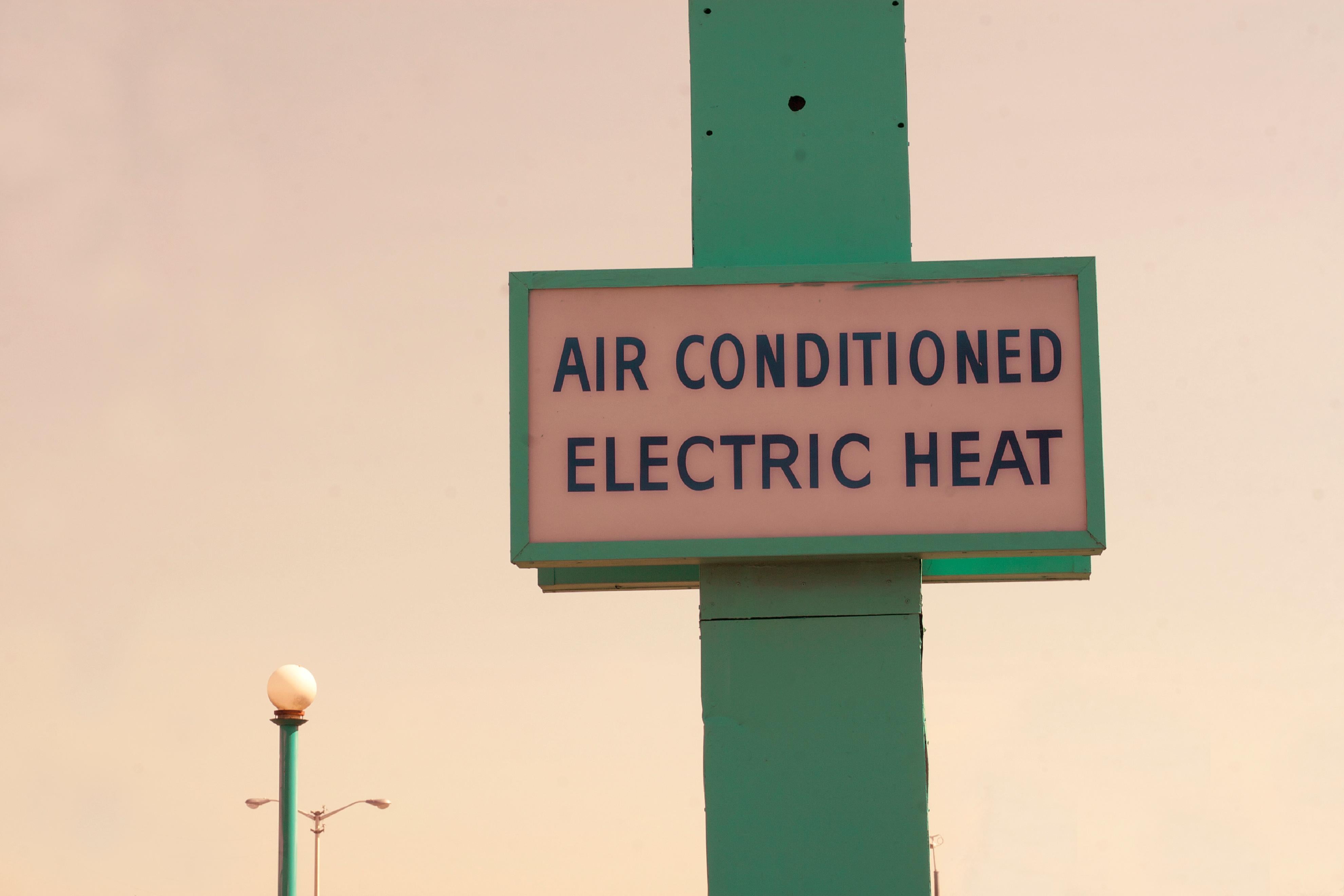 "Air Conditioned Electric Heat"  Type C Metallic Print  - Photograph by Jen Zahigian