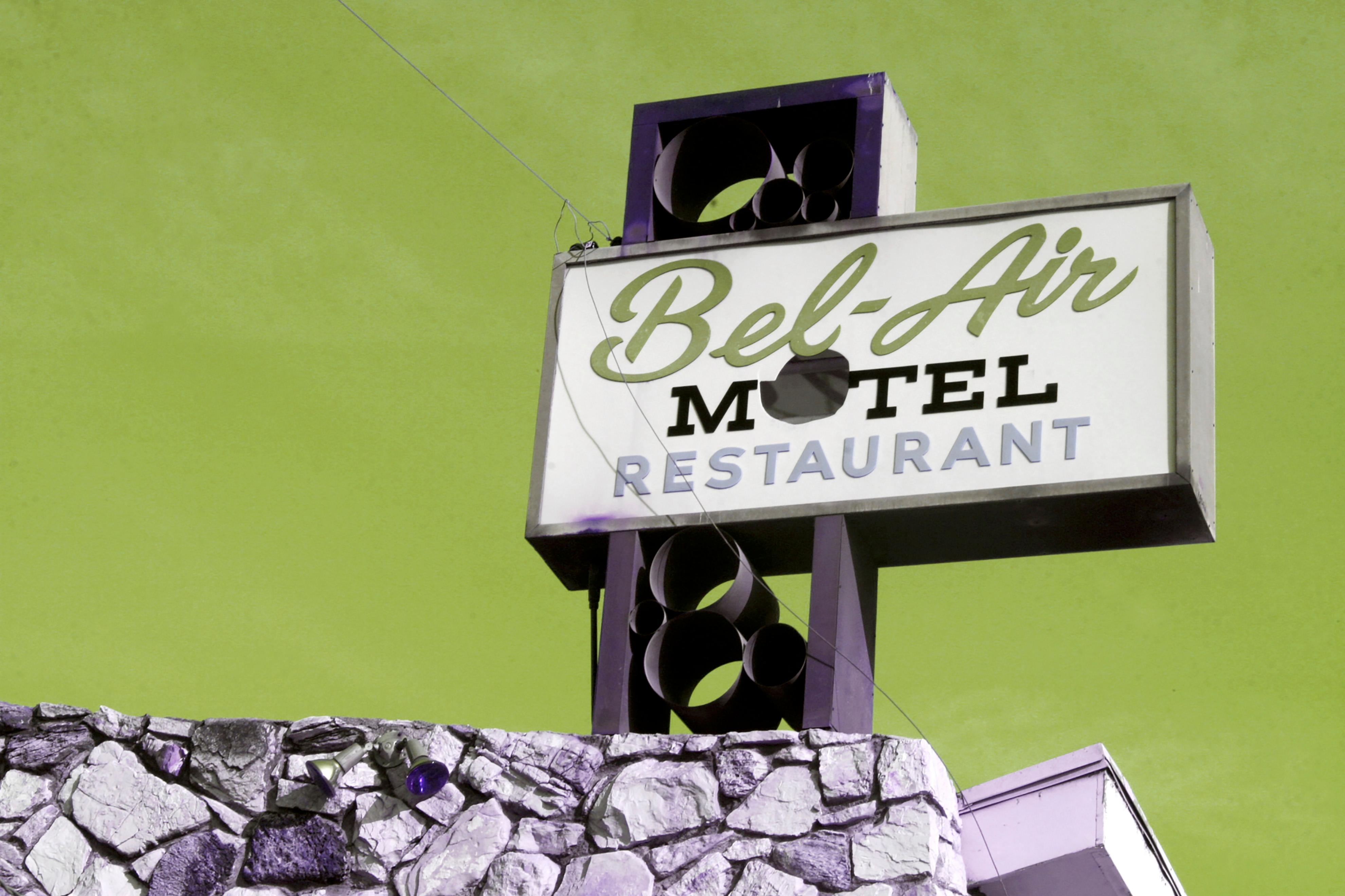 "Motel Bel-Air"  Type C Metallic Print - Photograph by Jen Zahigian