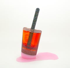 "Pink Dipped"-Original Resin Sculpture 