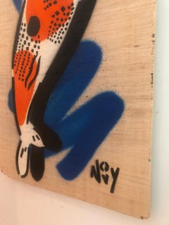 "Peace"-Spray Paint on Wood