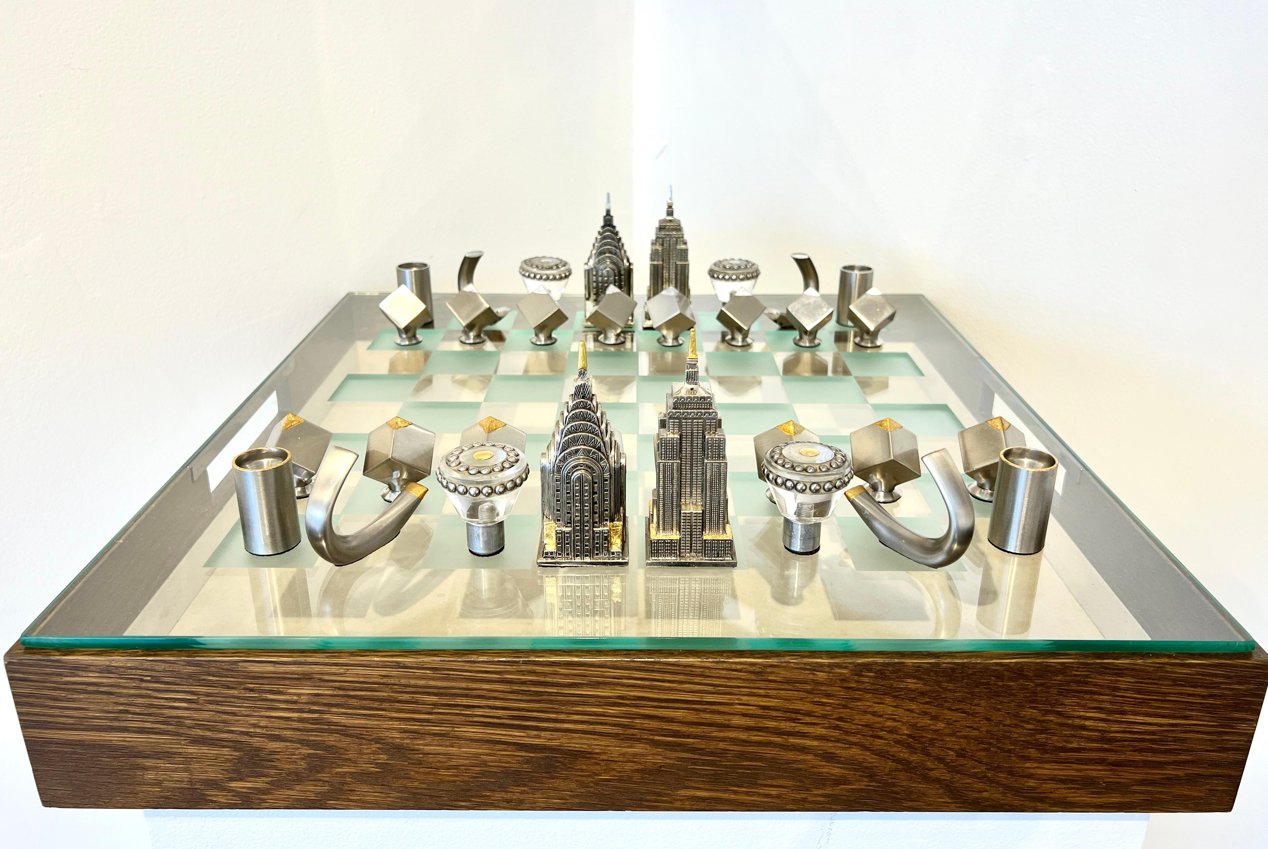 UNTITLED LUXURY ONE-OF-A-KIND CHESS SET - Art by Cyrice Griffith