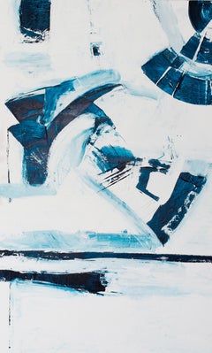 "Bleu 1" - Acrilico su tela