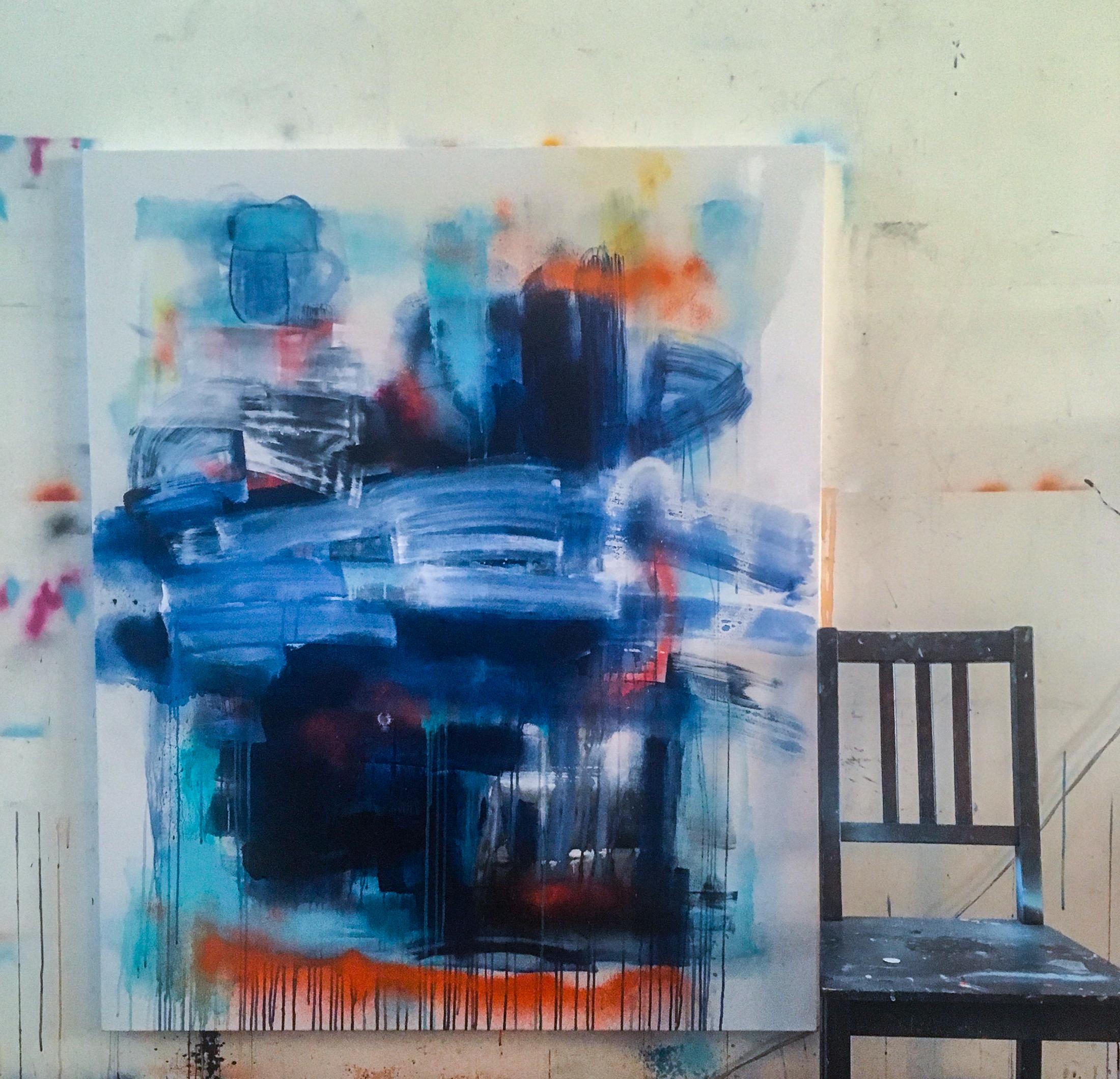 Kymm Swank Pop Rocks And Vodka Acrylic And Spray Paint On Canvas For Sale At 1stdibs