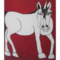 "Brad the Unicorn"- Acrylic on Canvas