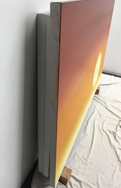 Abstrakte zeitgenössische Kunst, Öl auf synthetischer Leinwand, „The Long Summer“