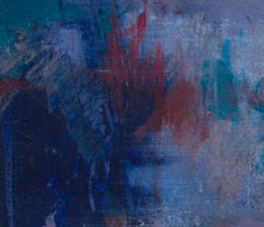 "Color Study: Untitled #3" abstract art, acrylic on paper.