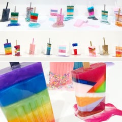 "Pink Dipped"-Original Resin Sculpture